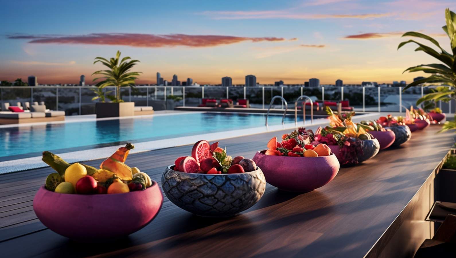 Soirée d'entreprise sur un Rooftop