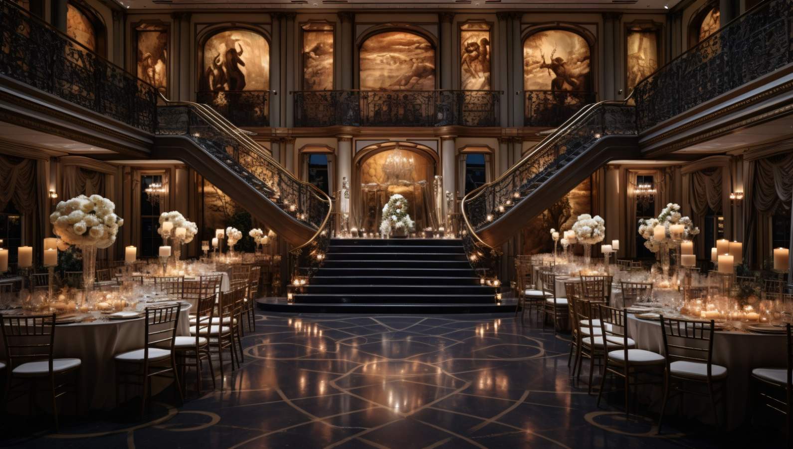 Soirée d'entreprise dans un Palace