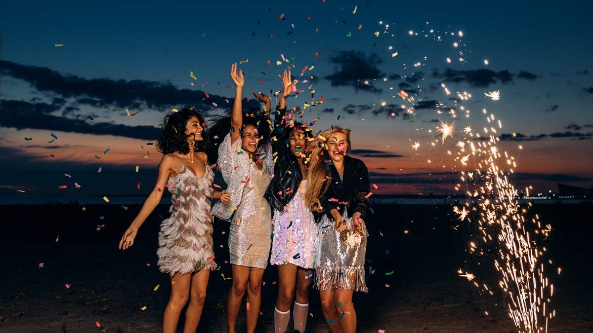 Soirée d'entreprise sur une plage
