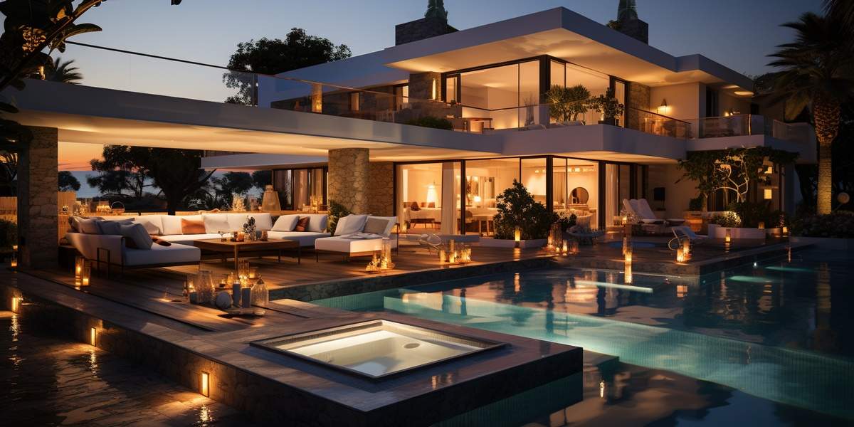 Soirée d'entreprise dans une villa