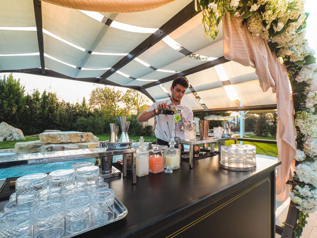 Soirée d'entreprise dans une villa
